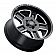 Black Rhino Wheel Canon - 20 x 11.5 Black With Natural Accents - 2015CAN-45127B71