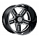 Black Rhino Wheel Canon - 24 x 14 Black With Natural Accents - 2414CAN-65127B71