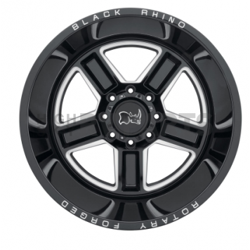 Black Rhino Wheel Canon - 24 x 14 Black With Natural Accents - 2414CAN-65127B71-2