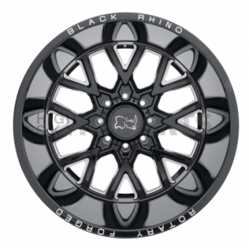 Black Rhino Wheel Grimlock - 20 x 11.5 Black With Natural Accents - 2015GRM-48165B22-2