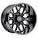 Black Rhino Wheel Grimlock - 20 x 11.5 Black With Natural Accents - 2015GRM-48165B22