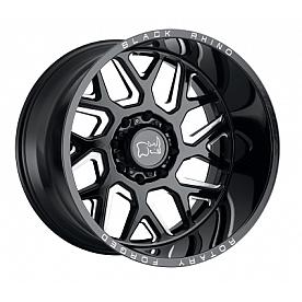 Black Rhino Wheel Reaper - 20 x 11.5 Black With Natural Accents - 2015RPR-45127B71