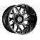 Black Rhino Wheel Reaper - 20 x 11.5 Black With Natural Accents - 2015RPR-45127B71