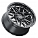 Black Rhino Wheel Hollister - 17 x 9.5 Black With Natural Accents - 1795HSR-85127B71