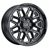 Black Rhino Wheel Hollister - 20 x 9.5 Black With Natural Accents - 2095HSR068165B22