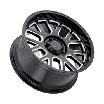 Black Rhino Wheel Pismo - 20 x 9.5 Black With Natural Accents - 2095PIS065150B10-1