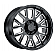 Black Rhino Wheel Pismo - 20 x 9.5 Black With Natural Accents - 2095PIS065150B10