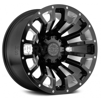 Black Rhino Wheel Pinatubo - 20 x 9.5 Black With Natural Accents - 2095PNT065150B10