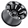 Black Rhino Wheel Pinatubo - 20 x 9.5 Black With Natural Accents - 2095PNT065150B10