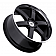 Black Rhino Wheel Pondora - 20 x 8.5 Gloss Black With Machined Lip - 2085PND306135B87
