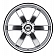 Black Rhino Wheel Pondora - 20 x 8.5 Silver With Machined Face - 2085PND306135S87