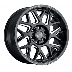 Black Rhino Wheel Reaper - 20 x 9.5 Gloss Black With Milled Accents - 2095RPR126135B87