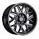Black Rhino Wheel Reaper - 20 x 9.5 Gloss Black With Milled Accents - 2095RPR126135B87