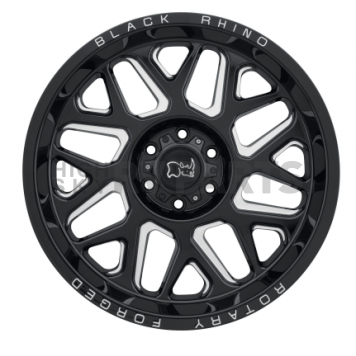Black Rhino Wheel Reaper - 20 x 9.5 Gloss Black With Milled Accents - 2095RPR126135B87-1