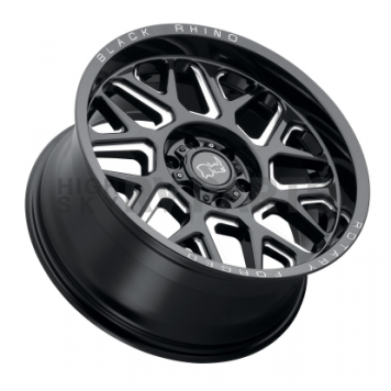 Black Rhino Wheel Reaper - 20 x 9.5 Gloss Black With Milled Accents - 2095RPR126135B87-2