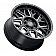 Black Rhino Wheel Reaper - 20 x 9.5 Gloss Black With Milled Accents - 2095RPR126135B87