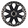 Black Rhino Wheel Warlord - 22 x 10 Black With Natural Dark Tint Lip - 2210WAR128165M22