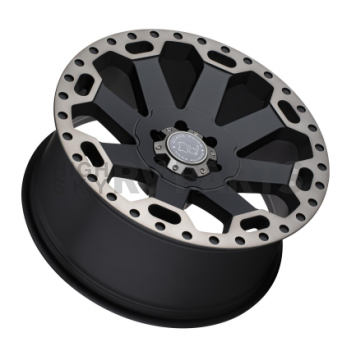 Black Rhino Wheel Warlord - 22 x 10 Black With Natural Dark Tint Lip - 2210WAR128165M22-1
