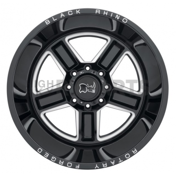Black Rhino Wheel Canon - 22 x 14 Black With Natural Accents - 2214CAN-65127B71-2