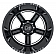 Black Rhino Wheel Canon - 22 x 14 Black With Natural Accents - 2214CAN-65127B71
