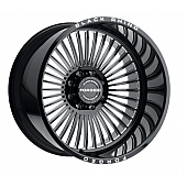 Black Rhino Wheel Horus - 22 x 14 Black With Natural Accents - 2214HRS-68165B22