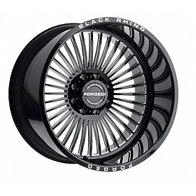 Black Rhino Wheel Horus - 22 x 14 Black With Natural Accents - 2214HRS-65127B71