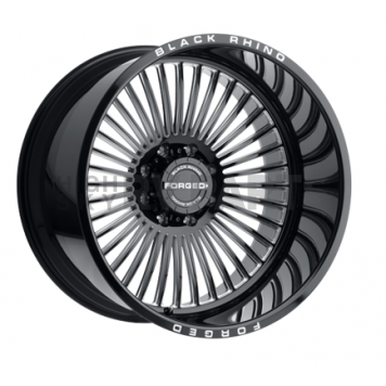 Black Rhino Wheel Horus - 22 x 14 Black With Natural Accents - 2214HRS-68165B22