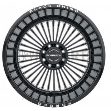 Black Rhino Wheel Horus - 22 x 14 Black With Natural Accents - 2214HRS-68165B22-2