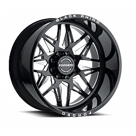 Black Rhino Wheel Twister - 22 x 14 Black With Natural Accents - 2214TWS-65127B71R