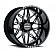 Black Rhino Wheel Twister - 22 x 14 Black With Natural Accents - 2214TWS-65127B71R