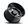 Black Rhino Wheel Twister - 24 x 14 Black With Natural Accents - 2414TWS-68165B22R