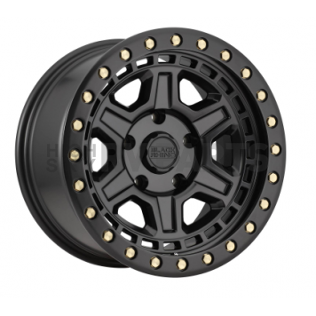 Black Rhino Wheel Reno - 18 x 9.5 Black With Brass Bolts - 1895REN126140M12