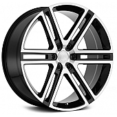 Black Rhino Wheel Timbvati - 20 x 9.5&nbsp;Black With Natural Face - 2095TBV156140B12