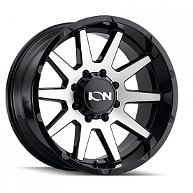 ION Wheels Series 143 - 17 x 9 Black With Natural Face - 143-7936BM