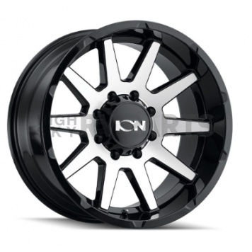 ION Wheels Series 143 - 17 x 9 Black With Natural Face - 143-7936BM