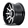 ION Wheels Series 143 - 18 x 9 Black With Natural Face - 143-8983BM