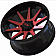 ION Wheels Series 143 - 18 x 9 Black With Red Natural Face - 143-8983BTR