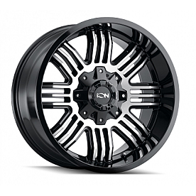 ION Wheels Series 144 - 20 x 9 Black With Natural Face - 144-2937B18