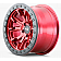 Dirty Life Race Wheels 9303 DT-1 Dual-Tek - 17 x 9  Candy Red With Simulated Beadlock Ring - 9303-7936R38