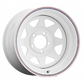 Keystone Wheel 21 Series 16 x 7&nbsp;White With Red And Blue Stripes - 1627110564B