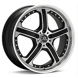 Lorenzo Wheels WL021 - 20 x 10 Black With Natural Face - WL02121012735