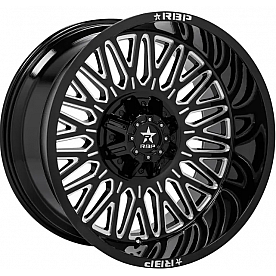RBP Wheel 02R Tycoon - 20 x 12&nbsp;Black With Natural Accents - 02R-2012-70-44BG