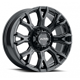 Ultra Wheel 123 Scorpion - 18 x 9&nbsp;Black - 123-8935BK+12