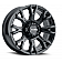 Ultra Wheel 123 Scorpion - 18 x 9 Black - 123-8935BK+12