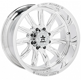 RBP Wheel 74QF Silencer - 22 x 12&nbsp;Black With Natural Accents - 74QF-2212-63-44P