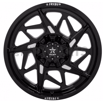 RBP Wheel 97R - 22 x 10 Black With Natural Accents - 97R-2210-70+10BG-2