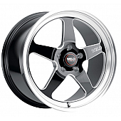 Weld Racing Wheels Ventura S104 - 20 x 9 Black With Natural Accents And Lip - S10409021P29