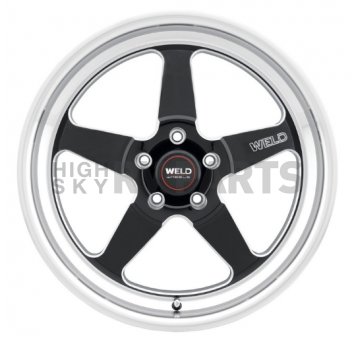 Weld Racing Wheels Ventura S104 - 20 x 9 Black With Natural Accents And Lip - S10409021P38-2