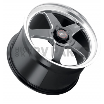 Weld Racing Wheels Ventura S104 - 20 x 9 Black With Natural Accents And Lip - S10409021P29-1