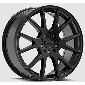 RaceLine Wheel 18 Diameter 40 Offset Aluminum Black Single